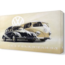 Dekor Sevgisi Vosvos Tablosu 45x30 cm