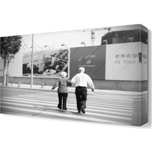 Dekor Sevgisi Yaşlanmayan Aşıklar Tablosu 45x30 cm