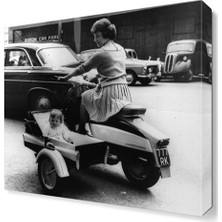 Dekor Sevgisi Eski Motor Tablosu 30x30 cm