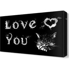 Dekor Sevgisi Love You Tablosu 45x30 cm
