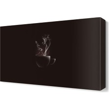 Dekor Sevgisi Sıcak Kahve2 Tablosu 45x30 cm