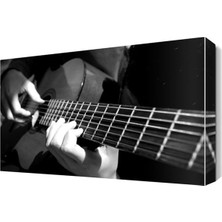 Dekor Sevgisi Gitar Solo Canvas Tablo  45x30 cm