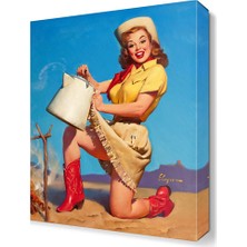 Dekor Sevgisi Gil Elvgren Canvas Tablo 45x30 cm