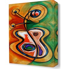 Dekor Sevgisi Gitar Canvas Tablo  45x30 cm