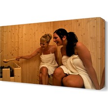 Dekor Sevgisi Sauna Tablosu 45x30 cm