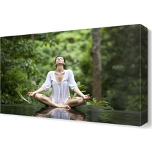 Dekor Sevgisi Yoga Pose İstock Tablosu 45x30 cm