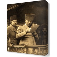 Dekor Sevgisi Atatürk2 Tablosu 45x30 cm