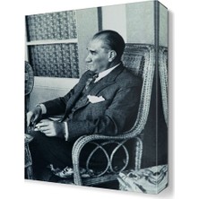 Dekor Sevgisi Atatürk Duvar Resimli Tablosu 45x30 cm