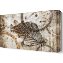 Dekor Sevgisi Kurumuş Yaprak Tablosu 45x30 cm