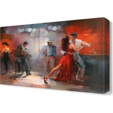 Dekor Sevgisi Willem Haenraets Barda Dans Tablosu 45x30 cm