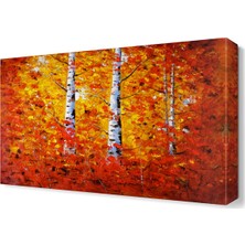 Dekor Sevgisi Yapraklar Arasında Tablosu 45x30 cm