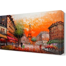 Dekor Sevgisi Eyfel Kulesi Paris Tablosu 45x30 cm
