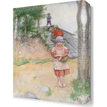 Dekor Sevgisi Mutlu Çocuklar Tablosu 45x30 cm