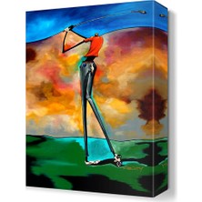 Dekor Sevgisi Kafası Olmayan İnsan Tablosu 45x30 cm