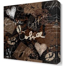 Dekor Sevgisi Coffee Canvas Tablo 30x30 cm
