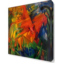 Dekor Sevgisi Renk Şöleni Tablosu 30x30 cm