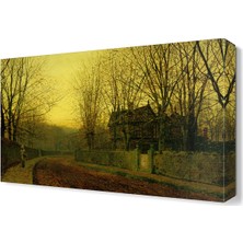 Dekor Sevgisi Evin Önü Tablosu 45x30 cm
