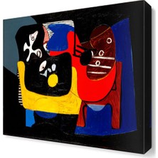 Dekor Sevgisi Renkli Korsanlar Tablosu 30x30 cm