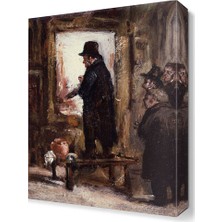 Dekor Sevgisi Dört Adam Tablosu 45x30 cm
