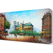 Dekor Sevgisi Islak Sokak Tablosu 45x30 cm