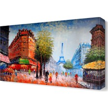Dekor Sevgisi Eyfel Kulesi ve Paris Tablosu 60x40 cm