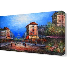 Dekor Sevgisi Paris Caddesi Tablosu 45x30 cm