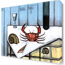 Dekor Sevgisi Benard Buffet Tablosu 30x30 cm