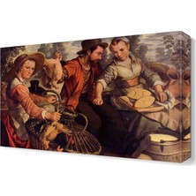 Dekor Sevgisi Joachim Beuckelaer Tablosu 45x30 cm