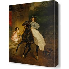 Dekor Sevgisi KArl Briullov Tablosu 45x30 cm