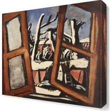 Dekor Sevgisi Max Beckmann Tablosu  30x30 cm