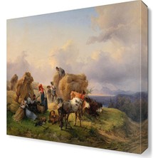 Dekor Sevgisi Dinlenen İnsanlar Tablosu 30x30 cm