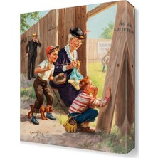 Dekor Sevgisi Futbol Maçı Tablosu 45x30 cm