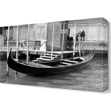 Dekor Sevgisi Londra Kayık Tablosu 45x30 cm