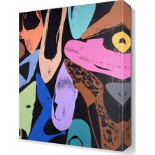 Dekor Sevgisi Ayakkabı Canvas Tablo 30x30 cm