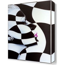 Dekor Sevgisi BridgetRiley Canvas Tablo  30x30 cm