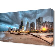 Dekor Sevgisi Chicago Tablosu 45x30 cm