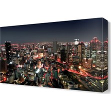 Dekor Sevgisi Gece Osaka Tablosu 45x30 cm