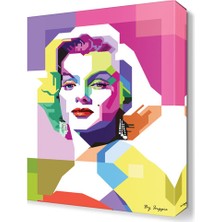 Dekor Sevgisi Marlin Monloe Canvas Tablo  30x30 cm