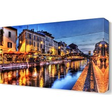 Dekor Sevgisi Fantastik Manzara Tablosu 45x30 cm