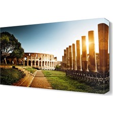 Dekor Sevgisi Roma Kolezyum Tablosu 45x30 cm