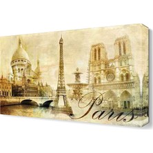 Dekor Sevgisi Paris Şehir Tablosu Tablosu 45x30 cm