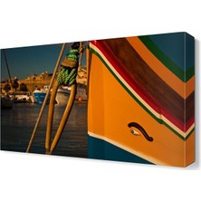 Dekor Sevgisi Kayık  Tabloları 45x30 cm