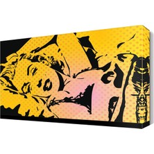 Dekor Sevgisi Marilyn Monroe3 Pop Art Canvas Tablo  45x30 cm