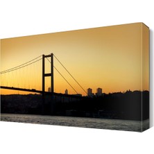 Dekor Sevgisi Boğaz Köprü Manzara Tablosu 45x30 cm