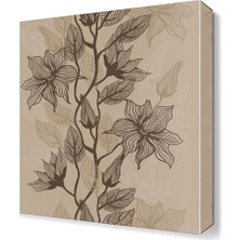 Dekor Sevgisi Yeni Açan Çiçekler Tablosu 45x30 cm