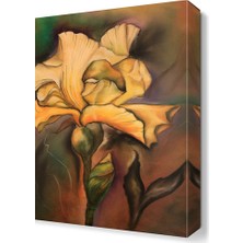 Dekor Sevgisi Beyaz Karanfil Tablosu 45x30 cm