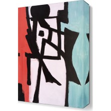 Dekor Sevgisi Siyah Çizgiler 2 Tablo 45x30 cm