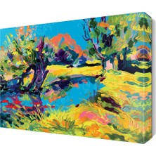 Dekor Sevgisi Küçük Nehir Tablosu 45x30 cm