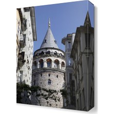 Dekor Sevgisi Galata Kulesi 2 Canvas Tablo 45x30 cm