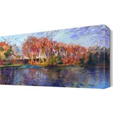 Dekor Sevgisi Nehir Kıyısı Tablo 45x30 cm